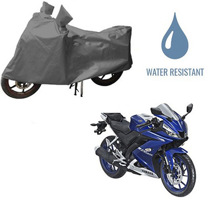 HYBRIDS COLLECTION Waterproof Two Wheeler Cover for Yamaha(R15, Grey)