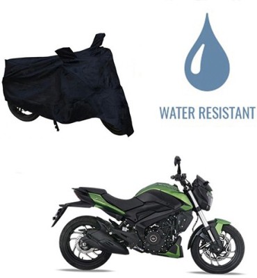 HYBRIDS COLLECTION Waterproof Two Wheeler Cover for Bajaj(Dominar, Black)