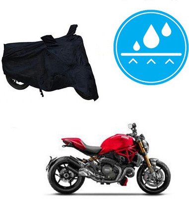 Atulit enterprises Two Wheeler Cover for Ducati(Monster 795, Black)