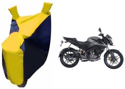 PRPaccessories Waterproof Two Wheeler Cover for Bajaj(Pulsar 160 NS DTS-i, Yellow, Black)
