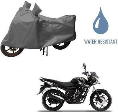 HYBRIDS COLLECTION Waterproof Two Wheeler Cover for Bajaj(Discover 150 s, Grey)