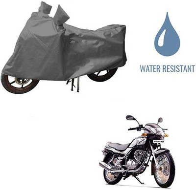 HYBRIDS COLLECTION Waterproof Two Wheeler Cover for TVS(Fiero F2, Grey)