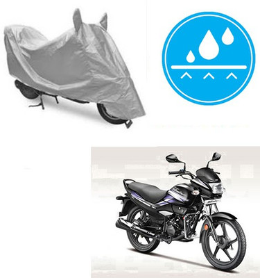 Atulit enterprises Two Wheeler Cover for Hero(Super Splendor, Silver)