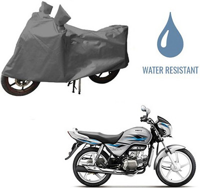 HYBRIDS COLLECTION Waterproof Two Wheeler Cover for Hero(Splendor Pro, Grey)