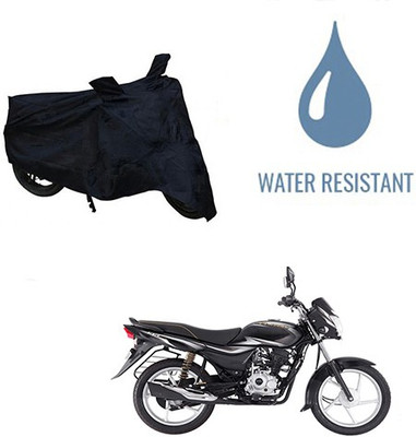Amozkart Two Wheeler Cover for Bajaj(Platina 100 DTS-i, Black)