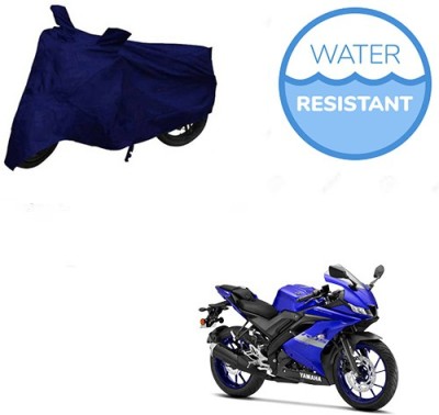 Motoren Waterproof Two Wheeler Cover for Yamaha(R15 V3, Blue)