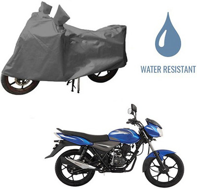 HYBRIDS COLLECTION Waterproof Two Wheeler Cover for Bajaj(Discover, Grey)