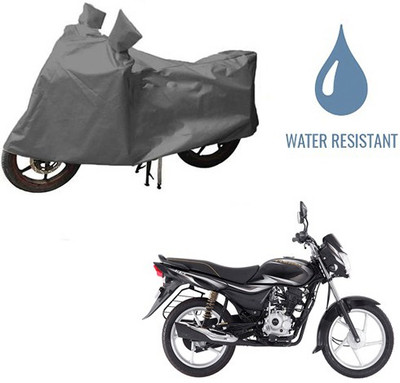 HYBRIDS COLLECTION Waterproof Two Wheeler Cover for Bajaj(Platina 100 DTS-i, Grey)