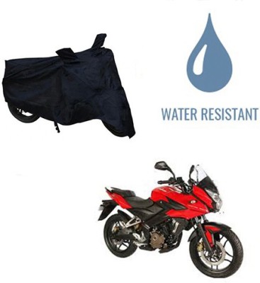 HYBRIDS COLLECTION Waterproof Two Wheeler Cover for Bajaj(Pulsar AS 150, Black)