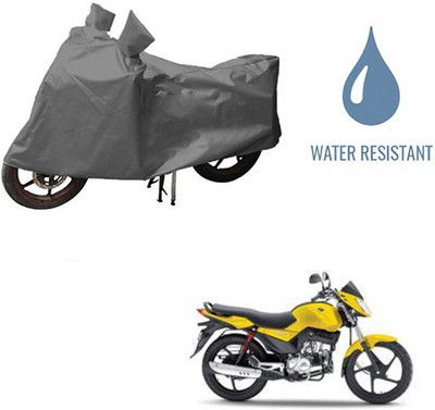HYBRIDS COLLECTION Waterproof Two Wheeler Cover for Mahindra(Stallio, Grey)
