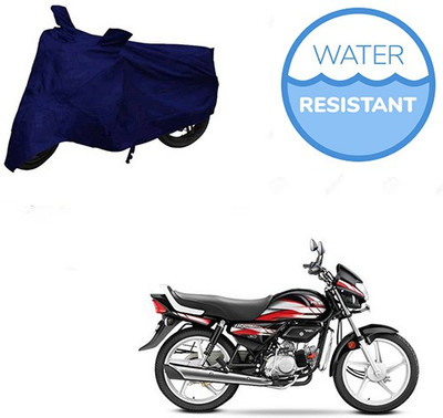 Motoren Waterproof Two Wheeler Cover for Hero(CD deluxe, Blue)