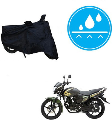 Atulit enterprises Two Wheeler Cover for Yamaha(Saluto, Black)