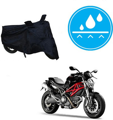 Atulit enterprises Two Wheeler Cover for Ducati(Monster 796 S2R, Black)