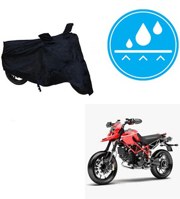 Atulit enterprises Two Wheeler Cover for Ducati(Hypermotard, Black)