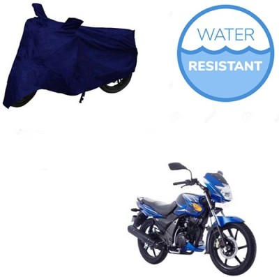 Motoren Waterproof Two Wheeler Cover for TVS(Flame SR125, Blue)