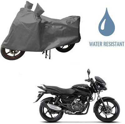 THE REAL ARV Waterproof Two Wheeler Cover for Bajaj(Pulsar 150, Grey)