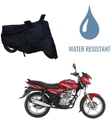 THE REAL ARV Waterproof Two Wheeler Cover for Bajaj(Discover 125 DTS-i, Black)