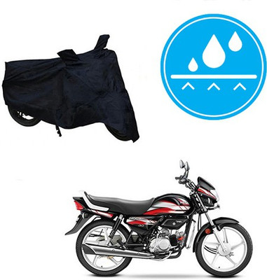 Atulit enterprises Waterproof Two Wheeler Cover for Hero(CD deluxe, Black)