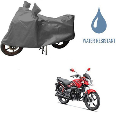 HYBRIDS COLLECTION Waterproof Two Wheeler Cover for Hero(Passion Xpro, Grey)
