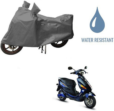 THE REAL ARV Waterproof Two Wheeler Cover for Hero(Electric Cruz, Grey)