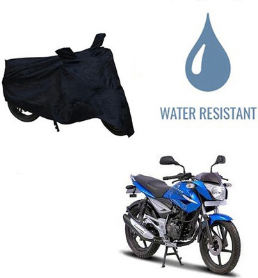 MMSSTAR Waterproof Two Wheeler Cover for Bajaj(XCD 125cc, Black)