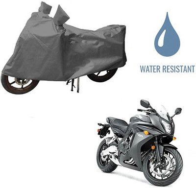 HYBRIDS COLLECTION Waterproof Two Wheeler Cover for Honda(CBR 650F, Grey)