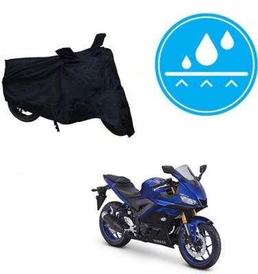 Atulit enterprises Two Wheeler Cover for Yamaha(YZF R25, Black)