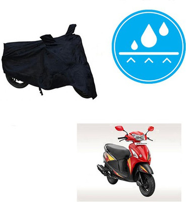 Atulit enterprises Two Wheeler Cover for Hero(Pleasure, Black)