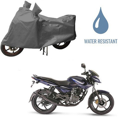 HYBRIDS COLLECTION Waterproof Two Wheeler Cover for Bajaj(Pulsar 135 LS DTS-i, Grey)
