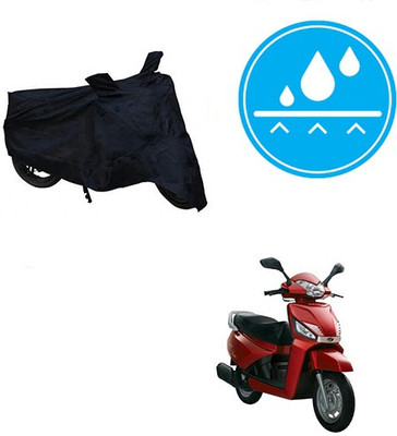 Atulit enterprises Waterproof Two Wheeler Cover for Mahindra(Gusto, Black)