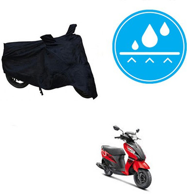 Atulit enterprises Two Wheeler Cover for Suzuki(Let's, Black)