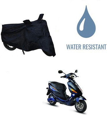 KPIND Waterproof Two Wheeler Cover for Hero(Electric Cruz, Black)