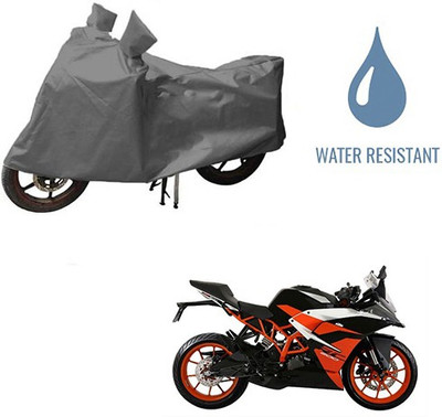 HYBRIDS COLLECTION Waterproof Two Wheeler Cover for KTM(RC 390, Grey)