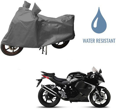 HYBRIDS COLLECTION Waterproof Two Wheeler Cover for Hyosung(GT250R, Grey)