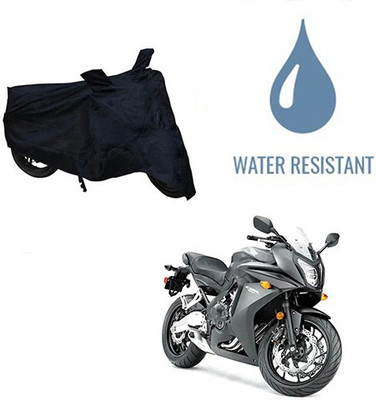 KPIND Waterproof Two Wheeler Cover for Honda(CBR 650F, Black)