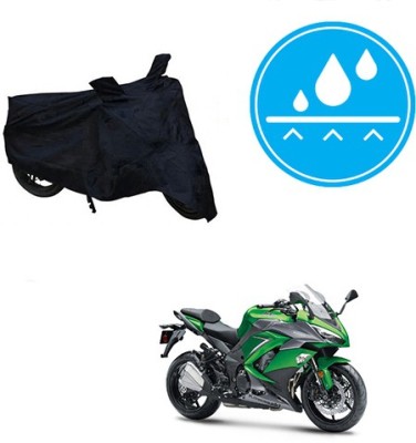 Atulit enterprises Waterproof Two Wheeler Cover for Kawasaki(Ninja 1000, Black)