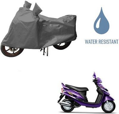 THE REAL ARV Waterproof Two Wheeler Cover for Mahindra(Rodeo RZ, Grey)