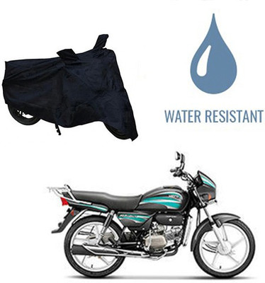 Amozkart Waterproof Two Wheeler Cover for Hero(Splendor, Black)