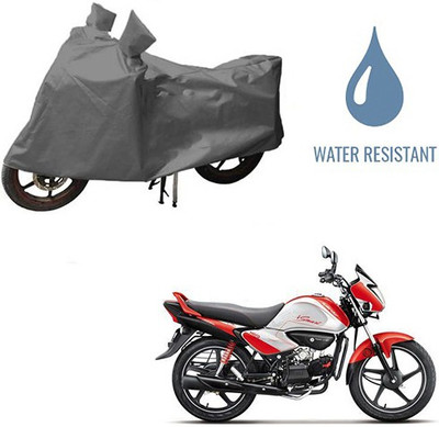 HYBRIDS COLLECTION Waterproof Two Wheeler Cover for Hero(Splendor I Smart, Grey)