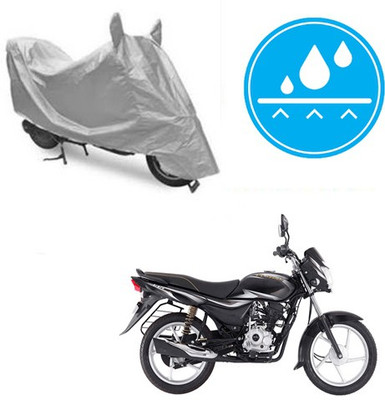 Atulit enterprises Two Wheeler Cover for Bajaj(Platina 100 DTS-i, Silver)
