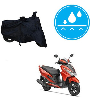 Atulit enterprises Two Wheeler Cover for Honda(Grazia, Black)