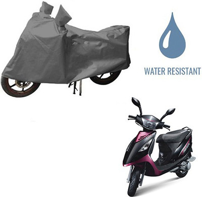 HYBRIDS COLLECTION Waterproof Two Wheeler Cover for TVS(Scooty Streak, Grey)