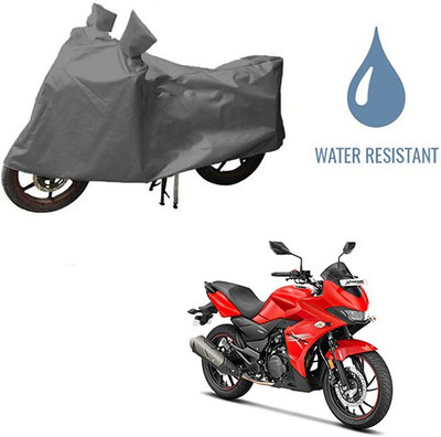 HYBRIDS COLLECTION Waterproof Two Wheeler Cover for Hero(Xtreme, Grey)