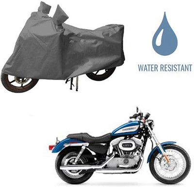 HYBRIDS COLLECTION Waterproof Two Wheeler Cover for Harley Davidson(XL 883, Grey)