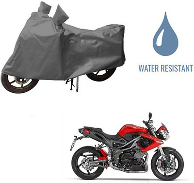 HYBRIDS COLLECTION Waterproof Two Wheeler Cover for DSK Benelli(TNT R, Grey)