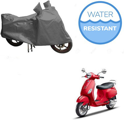 Motoren Waterproof Two Wheeler Cover for Piaggio(Vespa VXL, Grey)