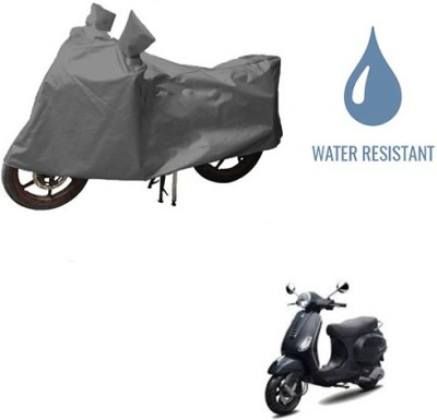 HYBRIDS COLLECTION Waterproof Two Wheeler Cover for Piaggio(Vespa LX, Grey)