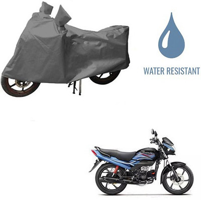 HYBRIDS COLLECTION Waterproof Two Wheeler Cover for Honda(Passion Pro, Grey)