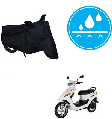Atulit enterprises Waterproof Two Wheeler Cover for Indus(Yo Electron, Black)
