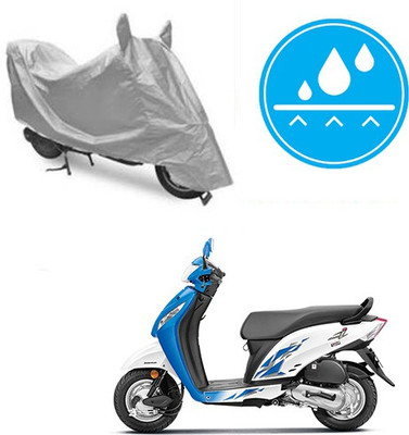 Atulit enterprises Two Wheeler Cover for Honda(Activa i, Silver)